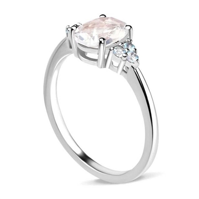 925 Sterling Silver Rainbow Moonstone Jewelry het Ovaal sneed Uitstekende Moonstone-Verlovingsring voor Vrouwen