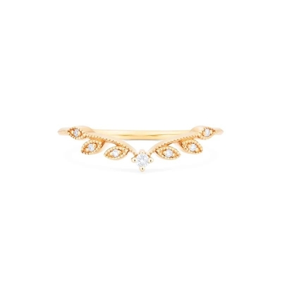 De Gele Gouden Juwelen van Diamond Wedding Unique Engagement Rings 14K