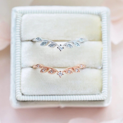 De Gele Gouden Juwelen van Diamond Wedding Unique Engagement Rings 14K