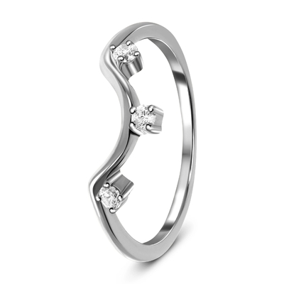 14K Rose Gold Real Diamond Jewellery, Rond Echt Buitensporig Diamond Anniversary Rings