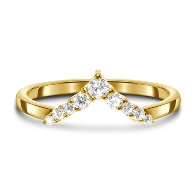 Beroemdheid Diamond Engagement Rings For Women, 14K Rose Real Diamond Jewellery