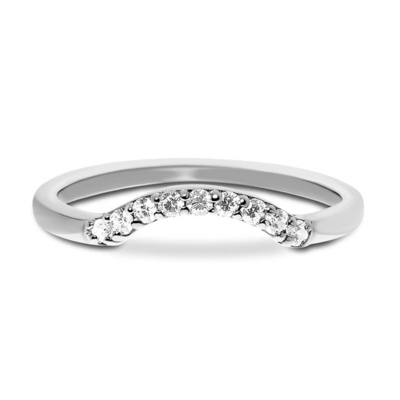 Prettiest Echt Diamond Fancy Promise Rings 14K Rose Gold Jewelry