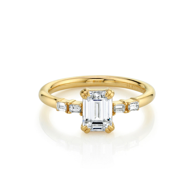Zuiver Gouden Huwelijk Natuurlijk Diamond Ring Wedding Solid 14k/18k-Goud