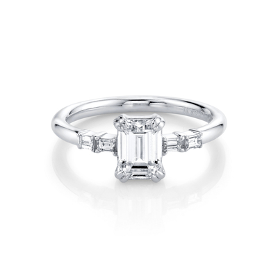 Zuiver Gouden Huwelijk Natuurlijk Diamond Ring Wedding Solid 14k/18k-Goud