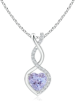 14K de stevige Gouden Halsband van de het Patiencetegenhanger van Angara Natuurlijke Tanzanite voor Vrouwenmeisjes