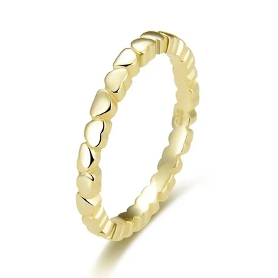 9 Geel Gouden de Juwelen Sierlijk Ontwerp Geel Gouden Ring For Girls van K