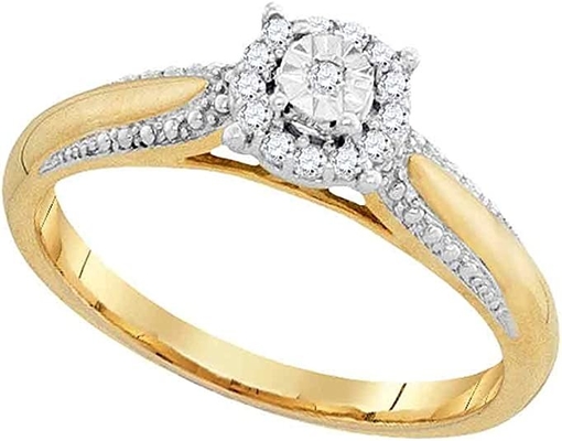 Het Patienceovereenkomst van hartmoissanite/de Rings18k Geel Goud van Vrouwen