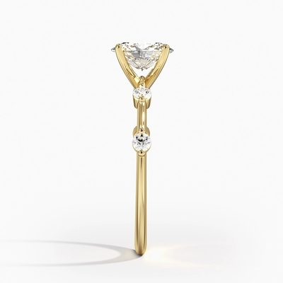 Aimee Diamond Engagement Ring With 0,75 Karaat Ovale Diamant