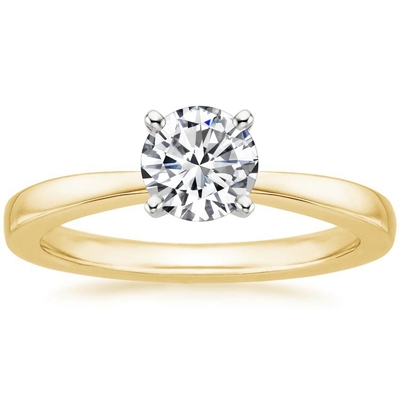 Luxe Willow Diamond Engagement Ring 1/4 Ct. Tw. Met het Gouden Hart van 9K