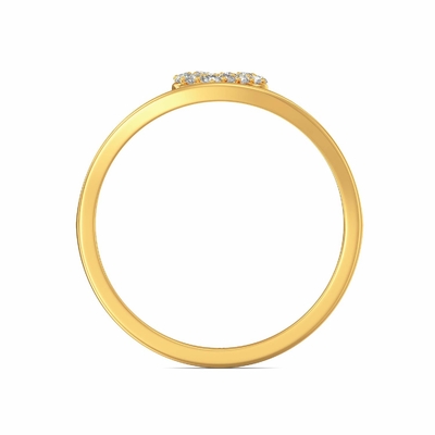 Joyalukkas9k Gele Gouden Ring, Meisjeshart Diamond Engagement Ring