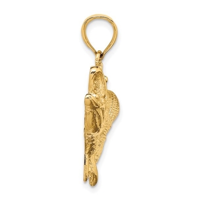 10k gele Gouden van de de Halsbandtegenhanger van de Dolfijncharme de Vissen Overzeese het Levens Fijne Juwelen voor Vrouwengiften voor haar