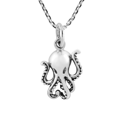 Wonderbaarlijke van Overzees het Levensjuwelen Octopussterling silver pendant necklace sea voor Oceaanminnaars