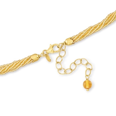 45.5mm Gekweekte parel en .14 ct. t.w. Diamond Sea Life Necklace in Sterling Silver en 18kt-Goud over Sterling Details
