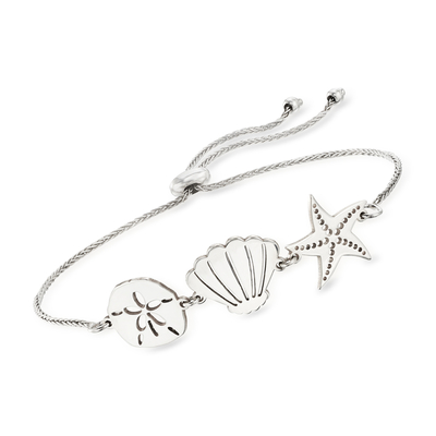 Het Goud van Ross Simons Sea Life Bracelet With 18kt over Sterling Silver
