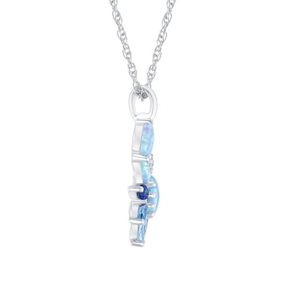 Gecreeerde Opalen/Gecreeerde Sapphire Sea Life Pendant, creeerde Topaz Crazy Crab Pendant