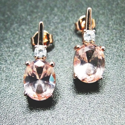De groene Steen Ring Earrings Pure 925 van Spinellen Kubieke Zircon Sterling Silver Fashion Jewelry Set
