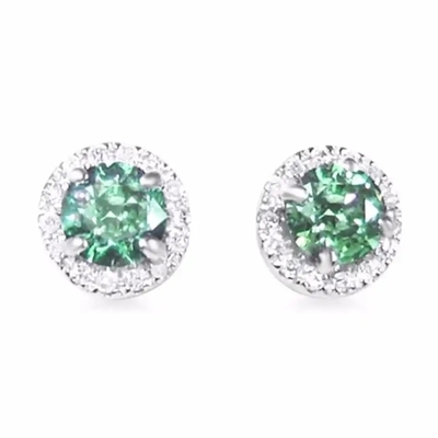 Het de Oorrings14k Goud van de damesoorring plateerde Ovale van de de Dames Natuurlijke Halfedelsteen van CZ van de Besnoeiingstopaas de Nageloorringen