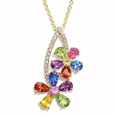 In het groot de Partijjuwelen van 925 Stenenring multicolor zircon ring for van Sterling Silver Rainbow CZ Baguette