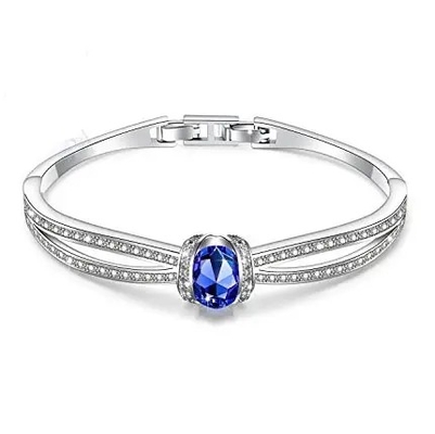 925 Sterling Silver Ring Pendant Earring-de Juwelenreeksen van Tanzanite van de Halo Ovale Vorm