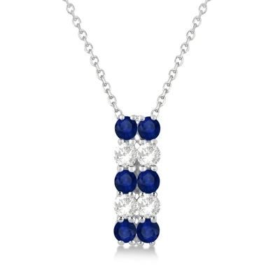 S925 de Juwelenvrouwen Crystal Chain Necklace Fashion van Sterling Silver Elegant Sapphire CZ