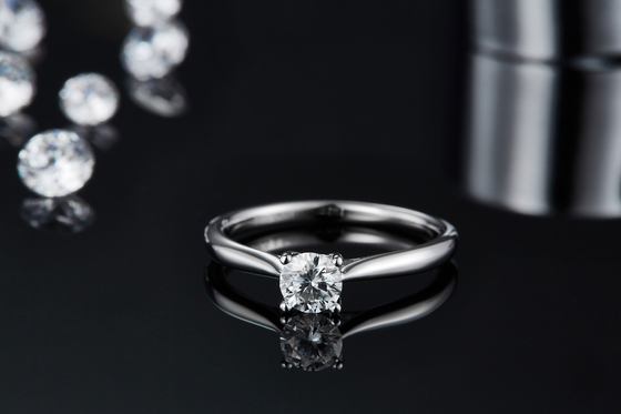 925 Sterling Silver Jewelry Diamond Moissanite-Verlovingsringen beloven Ringen voor Vrouwen