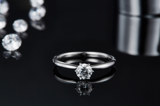 In het groot Moissanite-Juwelen 925 Sterling Silver Wedding Engagement Moissanite Diamond Rings