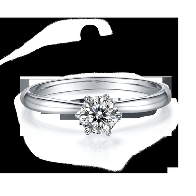 In het groot Moissanite-Juwelen 925 Sterling Silver Wedding Engagement Moissanite Diamond Rings