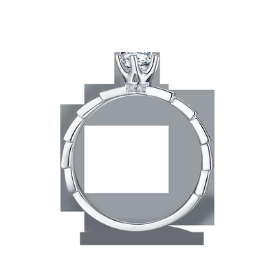 Witte Moissanite de Unieke Ring van Sytle en Sapphire Platineve Diamonds Jewelry Women-