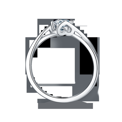 Vrouwen 3 Karaat Natuurlijke Moissanite Ring Gemstone Wedding Promise Engagement
