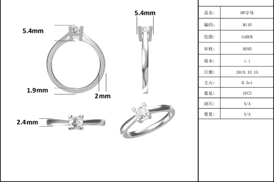 Unieke S925 Oost-west Plaatsend Emerald Cut Moissanite Wedding Engagement Ring Modern