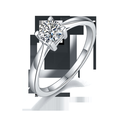 Unieke S925 Oost-west Plaatsend Emerald Cut Moissanite Wedding Engagement Ring Modern