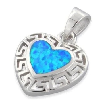 925 met van het het Patroonlaboratorium van Sterling Silver Opal Greek van de de Dalingstegenhanger de Fijne Juwelen online voor Vrouwen