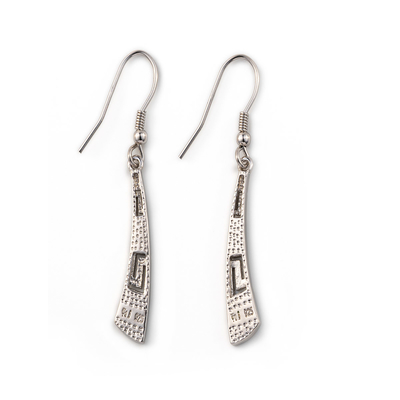 Met Sterling Blue Opal Dangle Earrings met Griekse Zeer belangrijke Unieke uitstekende ontwerpoorringen voor Vrouwen