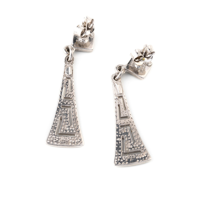 Met Sterling Blue Opal Dangle Earrings met Griekse Zeer belangrijke Unieke uitstekende ontwerpoorringen voor Vrouwen