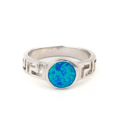 Natuurlijk Uitstekend Grieks Opal Jewelry With 925 Sterling Silver Engagement Ring