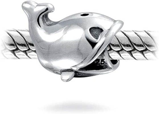 De zeevaart Visserij Oceaan van de Overzeese Parel Walvischarme voor Vrouwen voor Tiener oxydeerde .925 Sterling Silver Fits European Bracelet