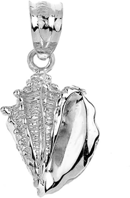 925 Sterling Silver Sea Shell Bead de Halsband van de Charmetegenhanger voor Dochter