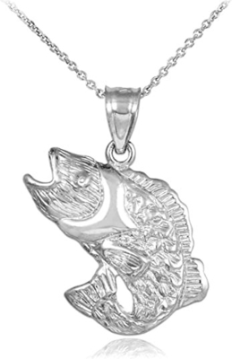 De Tegenhangerhalsband van Sterling Silver Sea Turtle Animal van Bomajuwelen, 18 Duim
