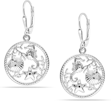 Ross-Simons Sterling Sea Life Bead Charms-Tegenhangerhalsband voor Vrouwen