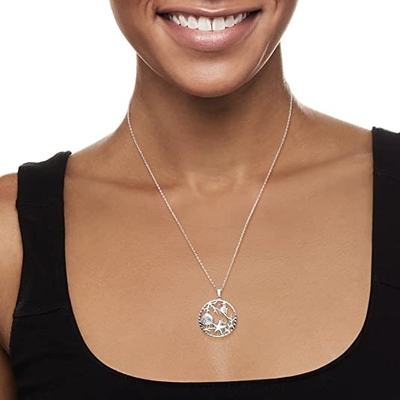 Ross-Simons Sterling Sea Life Bead Charms-Tegenhangerhalsband voor Vrouwen