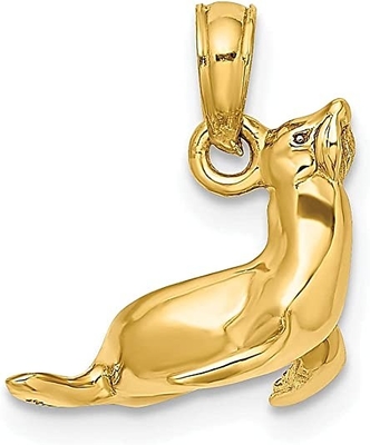 Ross-Simons 0,25 ct. t.w. Diamond Seahorse Pendant Necklace With Zwart Diamond Accent in 18kt-Goud