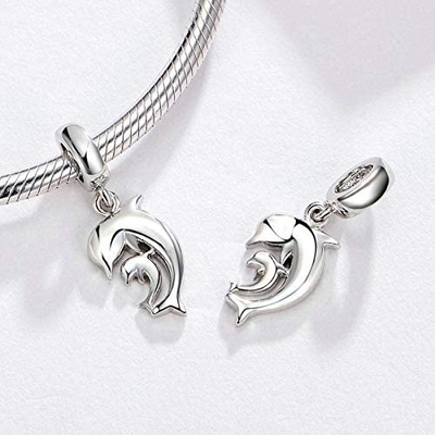 De Echte zilveren 925 Mooie Dierlijke Reeksen van NINGAN charmeren parels voor van de de productieverjaardag van de dames diy armband de vakantiegiften