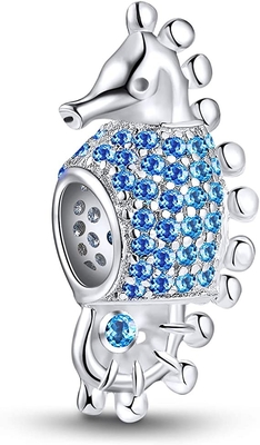 De Echte zilveren 925 Mooie Dierlijke Reeksen van NINGAN charmeren parels voor van de de productieverjaardag van de dames diy armband de vakantiegiften