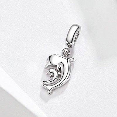 De Echte zilveren 925 Mooie Dierlijke Reeksen van NINGAN charmeren parels voor van de de productieverjaardag van de dames diy armband de vakantiegiften