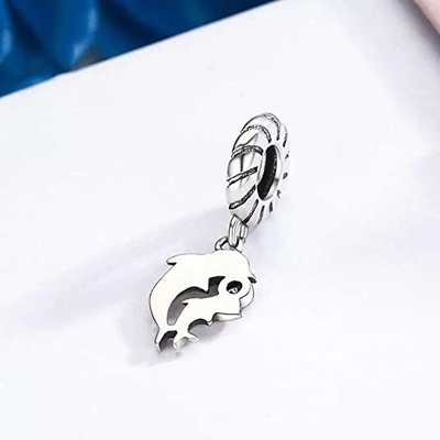 Originele 100% 925 van de de Charmefamilie van Sterling Silver Charm Bead Love Dierlijke van de Verjaardags geschikte Europeran de Armbandendiy Charmes
