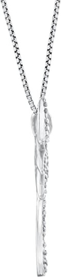Zilveren Glimlach - de Stevige Sterling Silver Beautiful Tropical Palm-Halsband van de Boomtegenhanger, met 17.5inch-Ankerketting voor Vrouwen