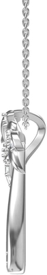 Zilveren Glimlach - de Stevige Sterling Silver Beautiful Tropical Palm-Halsband van de Boomtegenhanger, met 17.5inch-Ankerketting voor Vrouwen