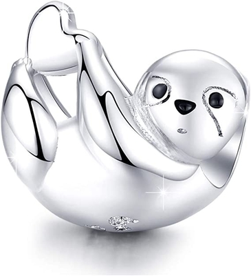 Het Hart van de de Vlinderfee van de armbandenbisaer 925 Sterling Silver Charms Cat Dog Luiaard bengelt