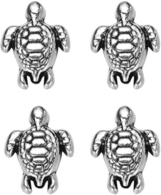 50Pcs het antieke Zilveren Overzeese van het de Parels Tibetaanse Metaal van het Zeester Dierlijke Verbindingsstuk Oceaanleven 10x11mm