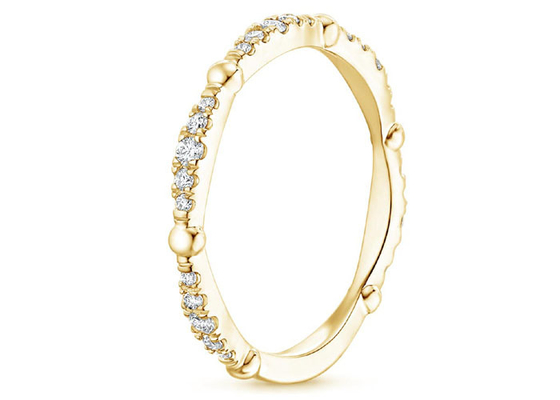 Bedek de Volledige Duidelijkheid van Diamant14k Gele Gouden Juwelen 0.67ct GH VS1